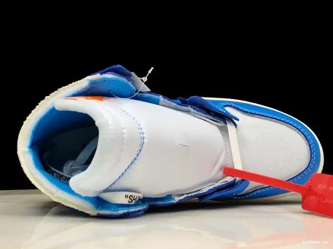 Cheap UNC Jordan Powder AQ0818-148 Off-White Blue 1 Air 0407